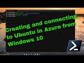 How to Create Ubuntu VM in Azure Including Network