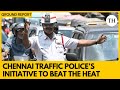 Chennai traffic police use ‘air-conditioned helmets’ to keep a cool head this summer