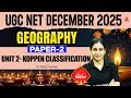 UGC NET Geography | UGC NET Geography Unit 2 Koppen Classification By Preeti Ma'am