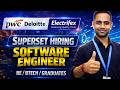 Superset(PWC) Hiring | Deloitte \u0026 Electrifex Hiring | BE/Btech/Graduates| 2026/2025/2024