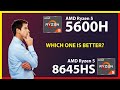 AMD Ryzen 5 5600H vs AMD Ryzen 5 8645HS Technical Comparison