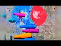 🎈Breaking Glass Bottles and Balloon drops🔥 - Crushing Crunchy \u0026 Soft Things🍾🌈💥