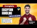 Complete Error Handling in just 2 hours |  Exception Handling In Python | #hellopython