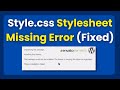Theme Installation Failed Error Fixed ✅| Style.css Stylesheet Not Found | Package Could Not Install