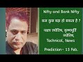  Nifty, Bank Nifty, Prediction by Nakshtra ज्योतिष/ Financial / KP Astrology, news for date- 13 Feb 