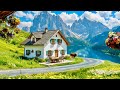 Driving Swiss Mountains , Relax Guitar  , 4K