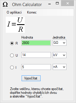 Ohmuv Zakon Web O Chemii Elektronice A Programovani