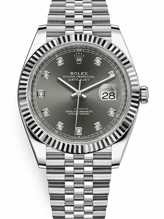 Rolex Datejust 41 126334 Blue Roman Dial 41mm Jubilee Stainless Steel Bracelet