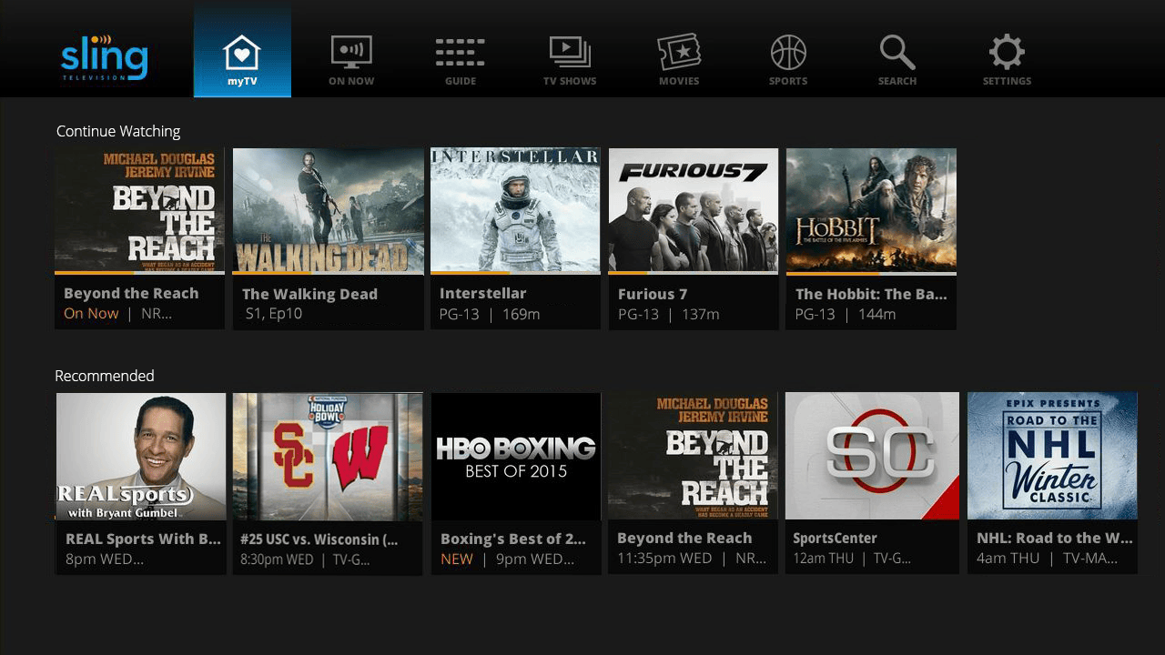 Sling TV Unveils Big-On-Personalization Update
