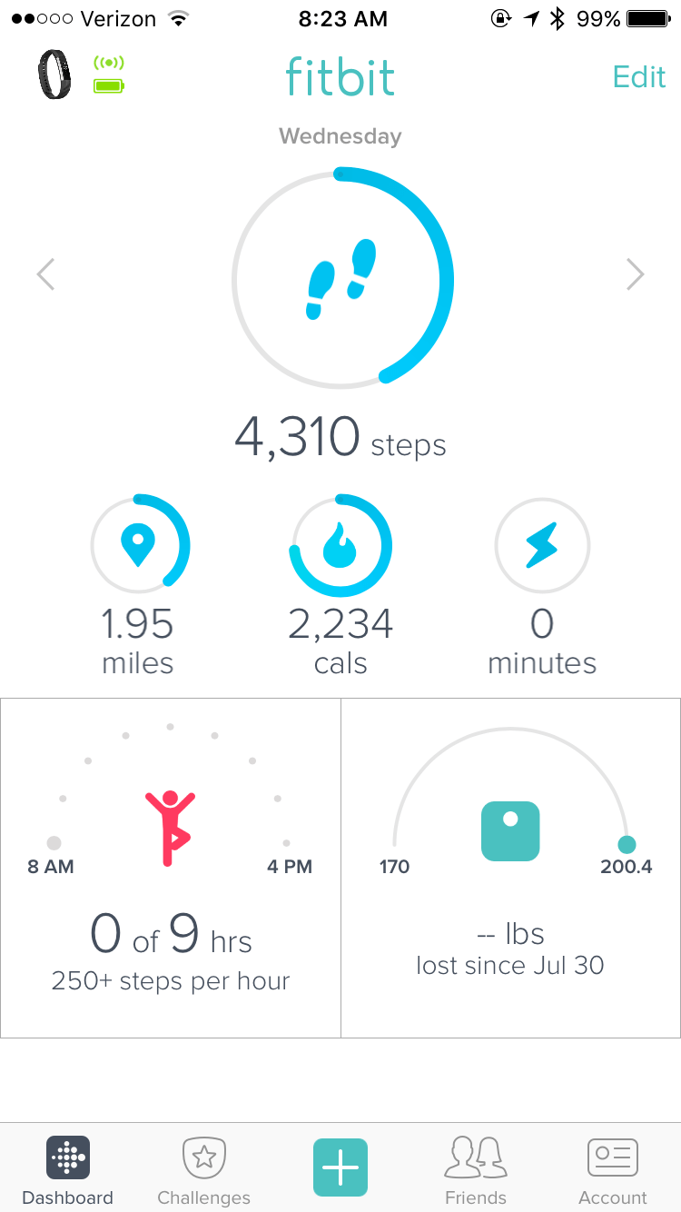 fitbit dashboard login
