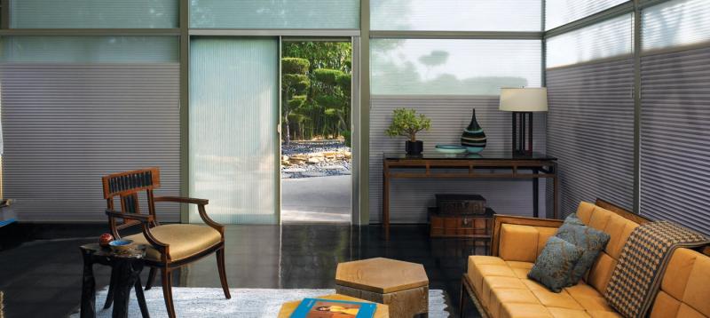 Window blinds add a lot of character to a room. $100 Rebate on Hunter Douglas Duette Honeycomb Shades
