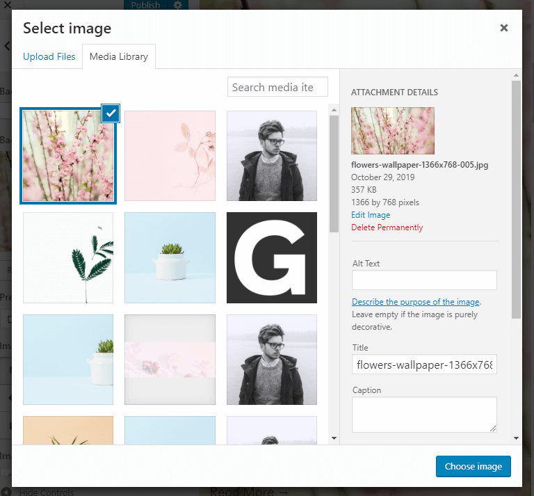 I would like the background image to . How to add a background image for a specific page in WordPress