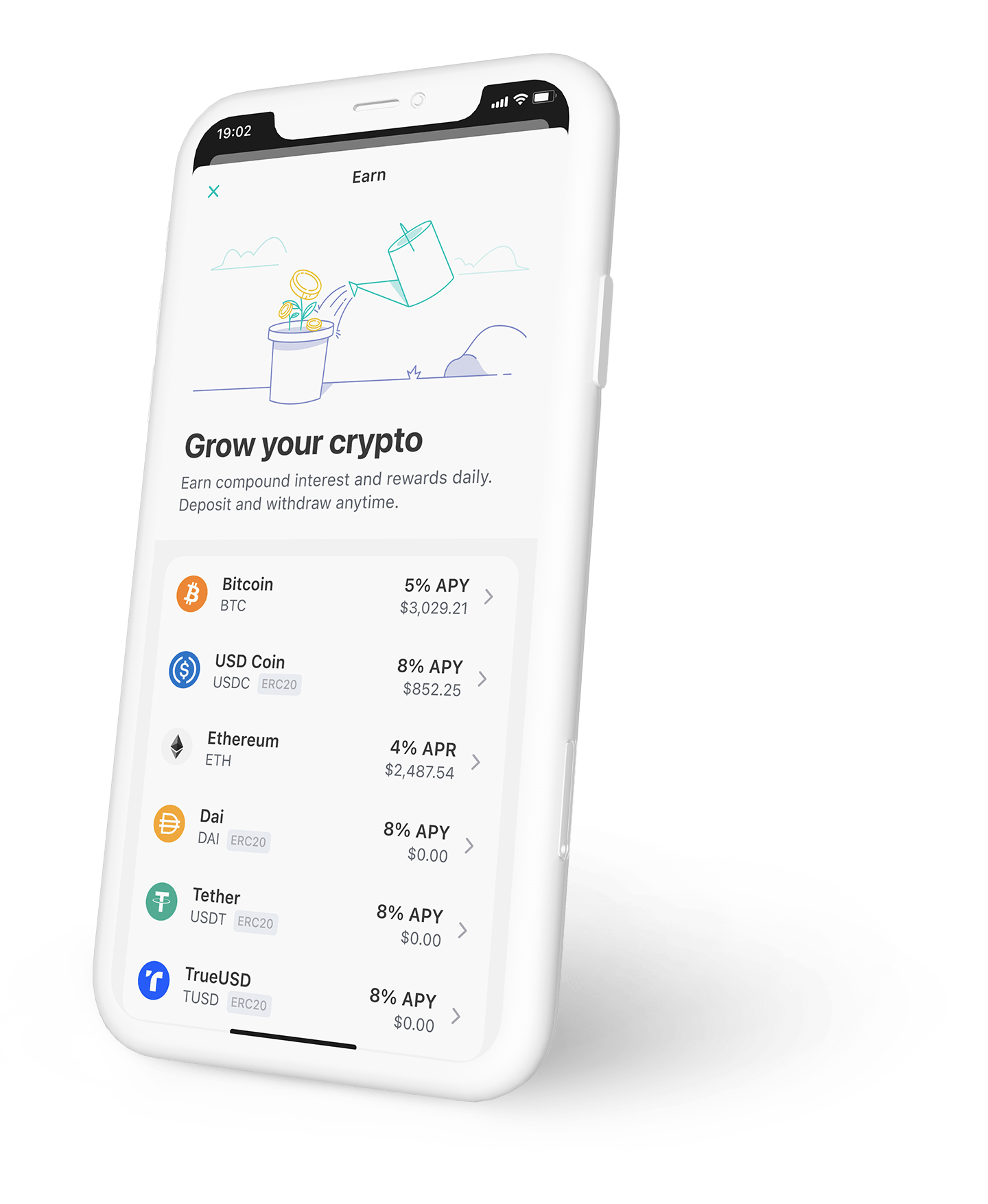 17 hours ago · crypto deposits are also allowed in some accounts. Earn Interest Start Crypto Staking Zengo
