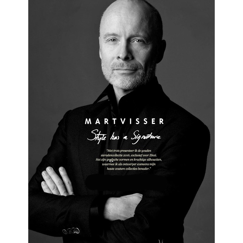 Eenvoud in al haar schoonheid. Gouden oorbellen - MVGO3 - Mart Visser by Zinzi