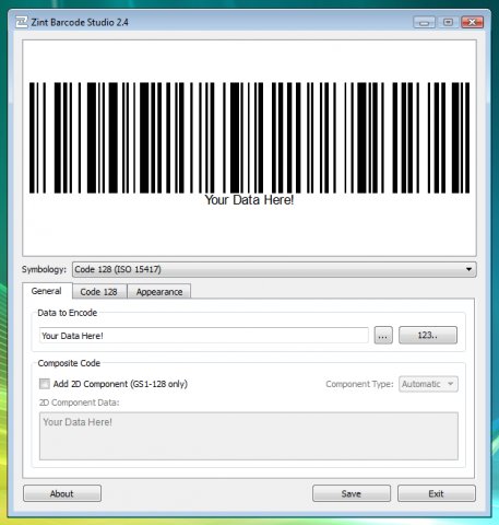 There can be coded more than one data field . Zint Barcode Generator